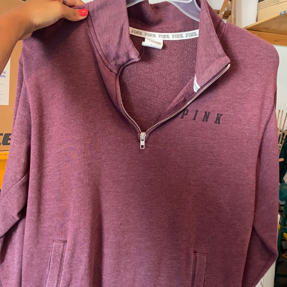 Pink zip up